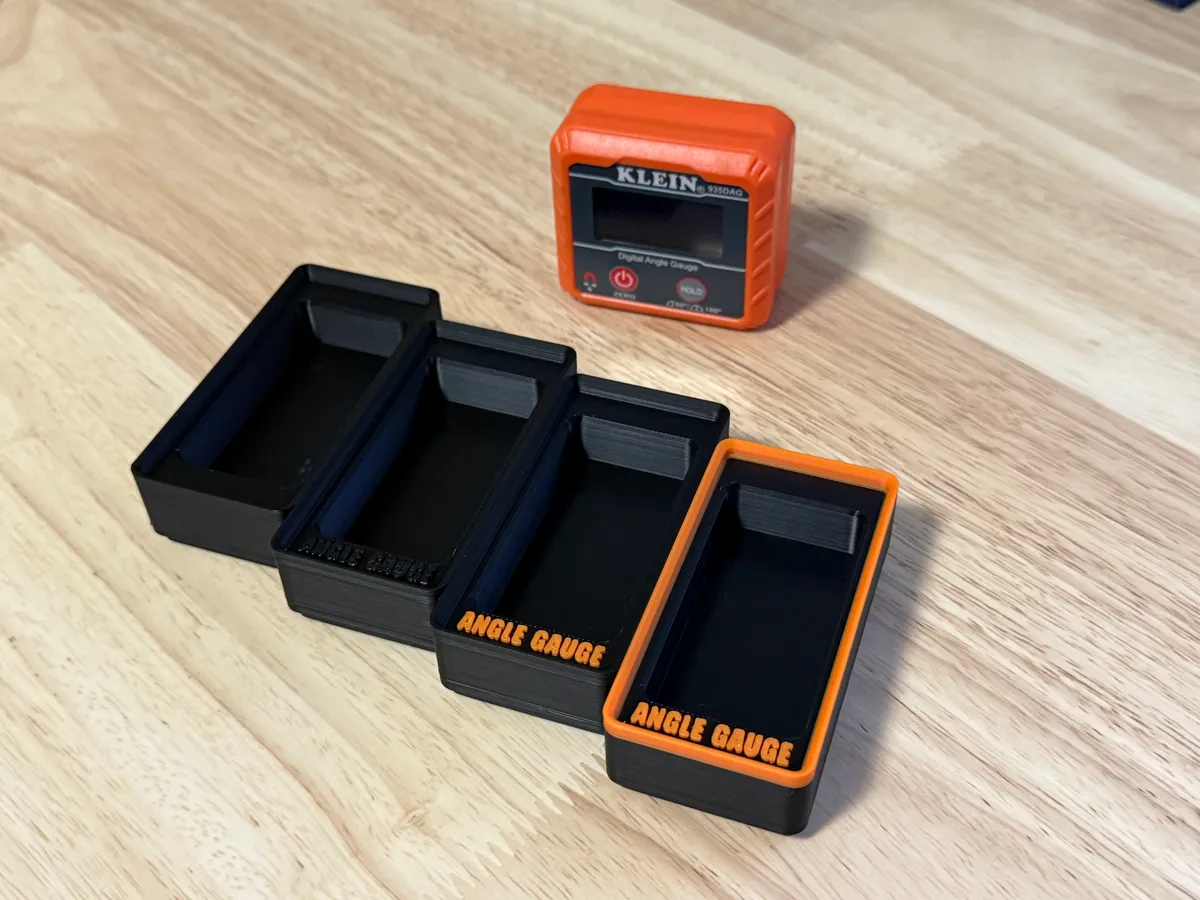 Gridfinity Holder -- Klein Angle Gauge (935DAG)