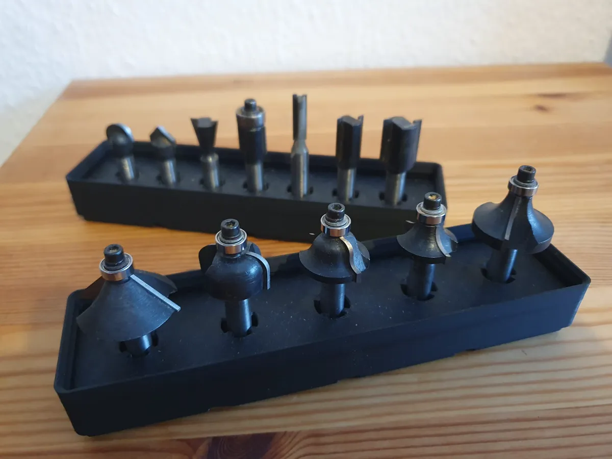 Gridfinity Router Bit Tray