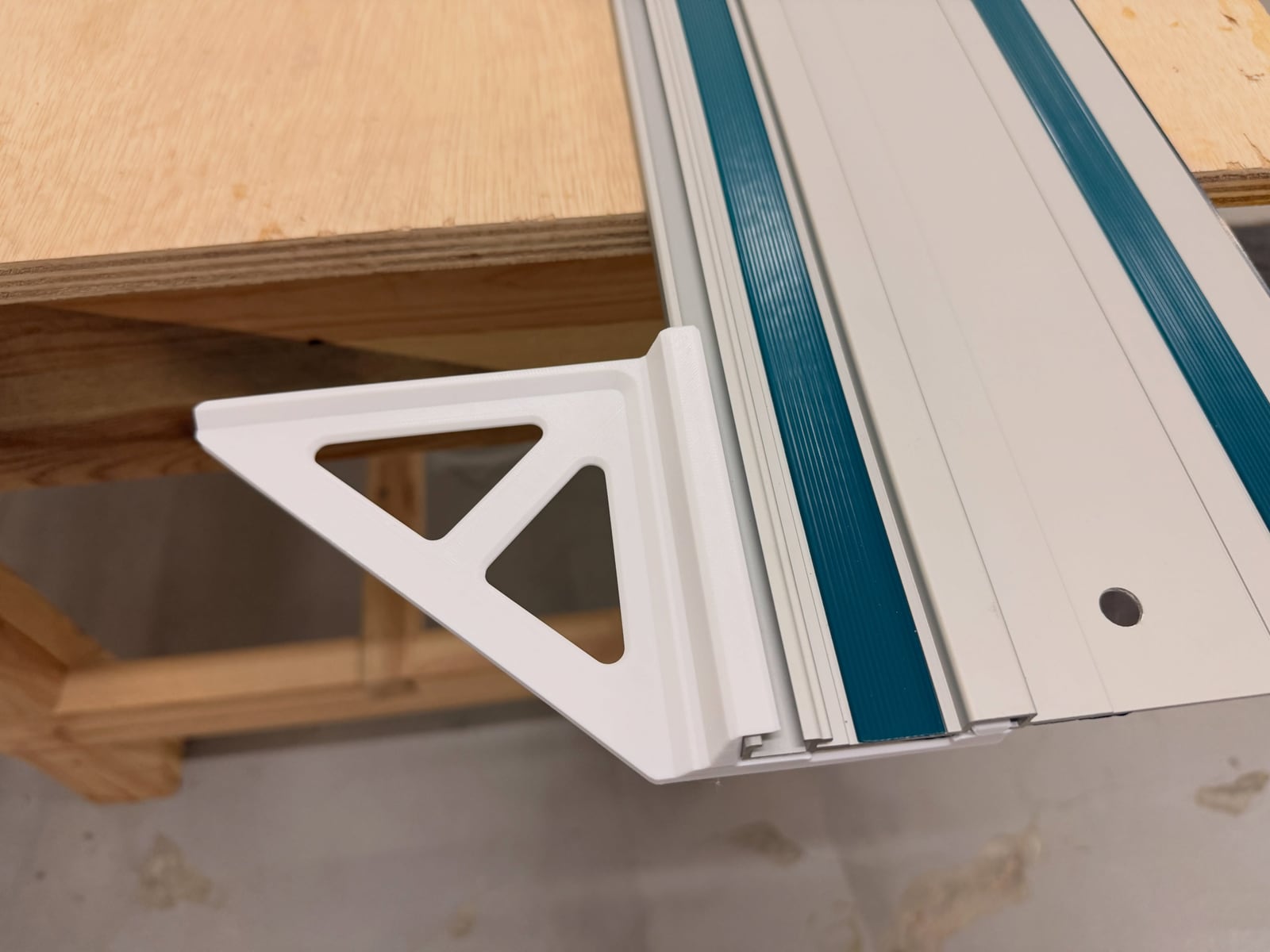 Tools are a pyramid scheme, but this track saw square came out of a printer.