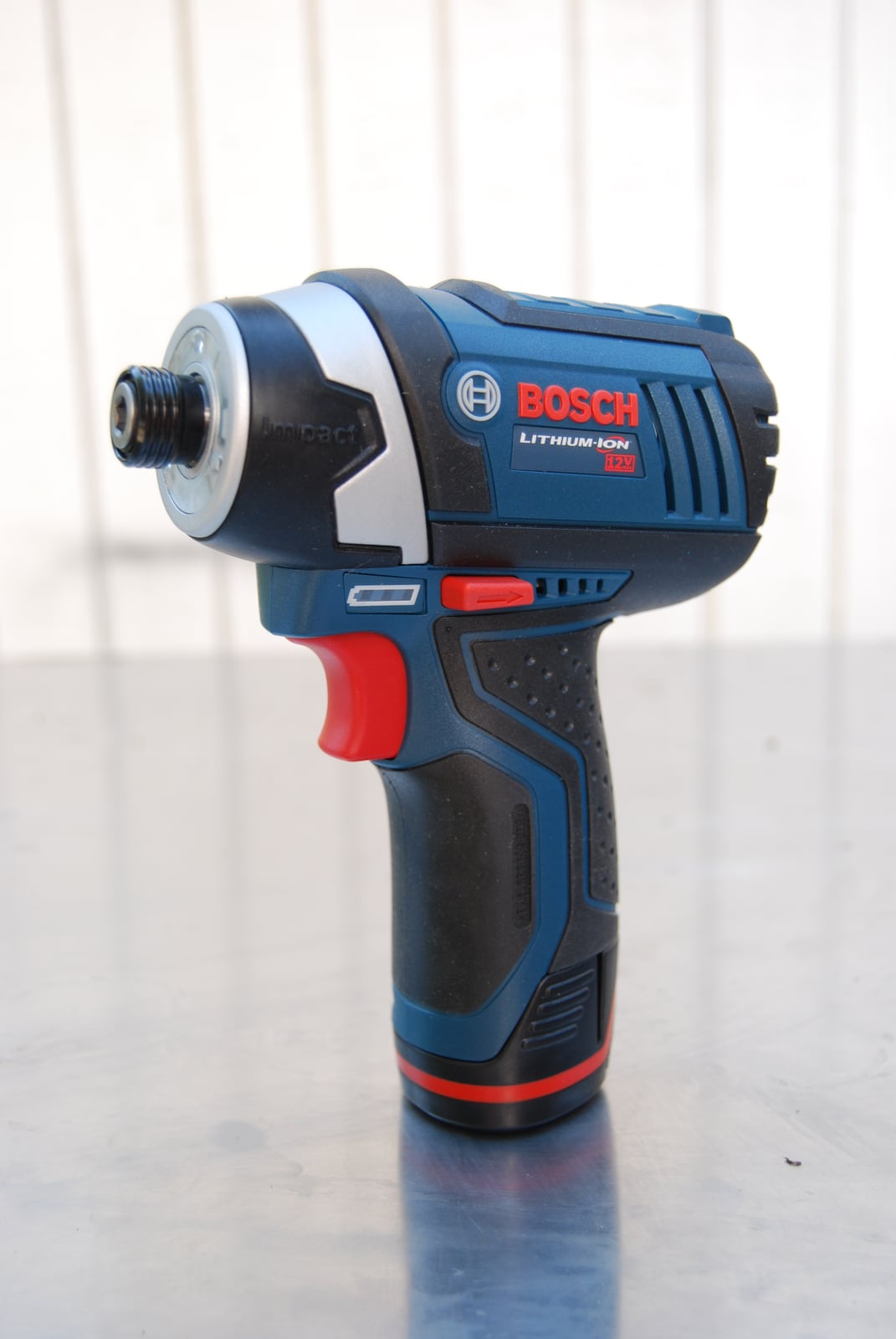 A Bosch 12V Max lithium-ion impact driver