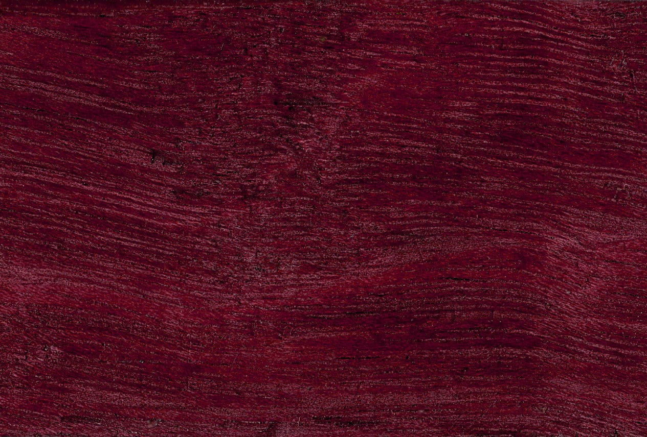 Purpleheart (Peltogyne spp.) wood